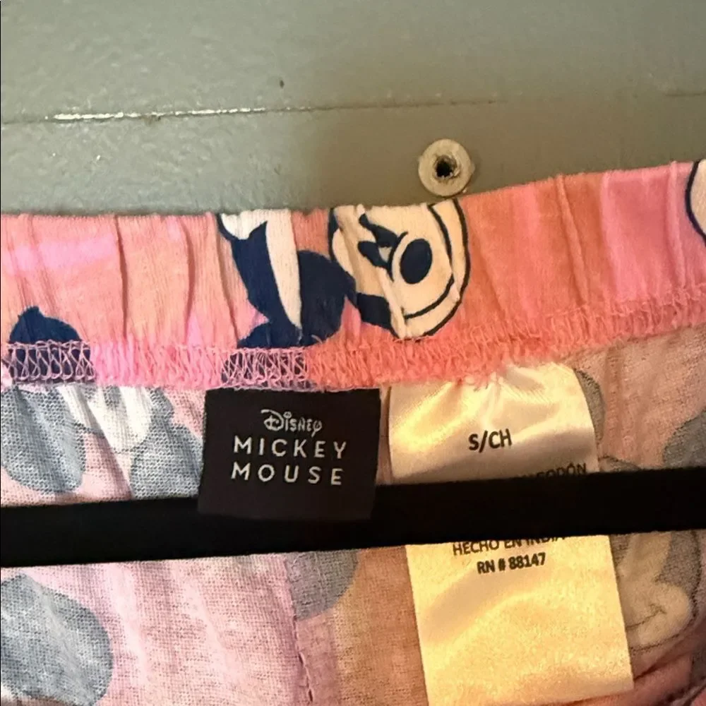 Pink Mickey Mouse Print pajama pants - Picture 2 of 4